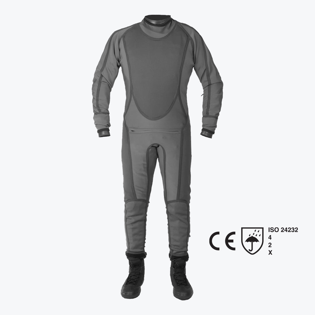 Combinaison étanche Jobe Dry – Mixte, Nylon 320D Respirant, Fermeture étanche Dos, Poignets/chevilles Réglables